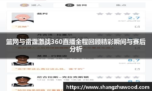 篮网与雷霆激战360直播全程回顾精彩瞬间与赛后分析